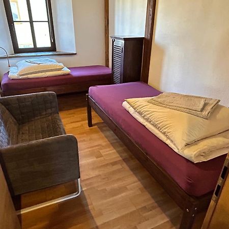 Fewo LATERNENSTUBE mit großem Familienbett für 2 Erw und 6 Kids bei Dresden Leppersdorf Exterior foto