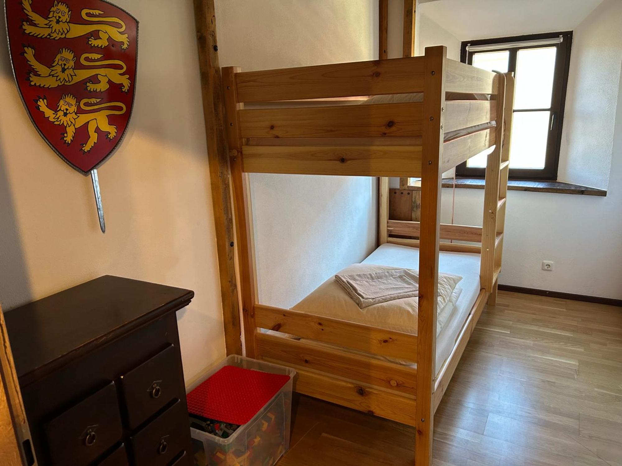 Fewo LATERNENSTUBE mit großem Familienbett für 2 Erw und 6 Kids bei Dresden Leppersdorf Exterior foto