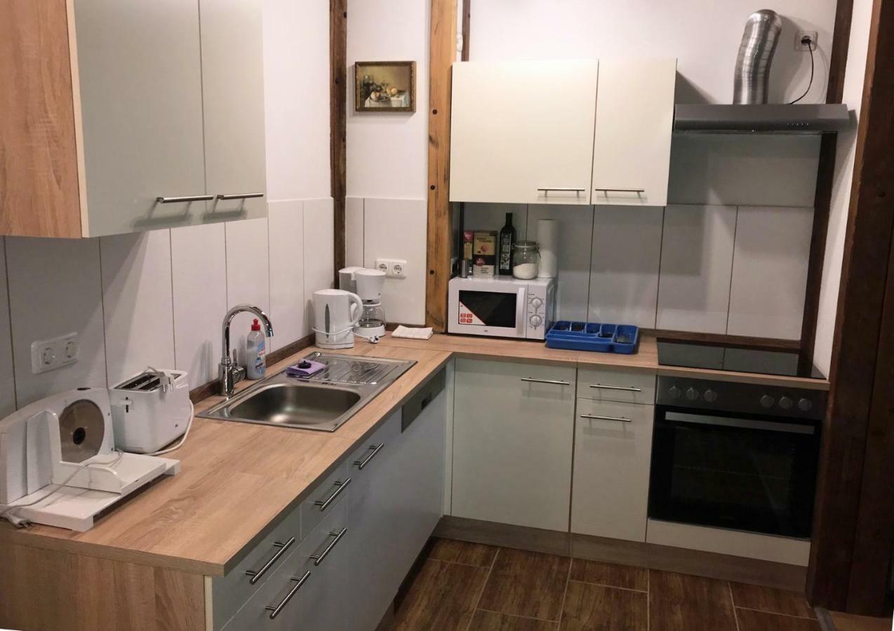 Fewo LATERNENSTUBE mit großem Familienbett für 2 Erw und 6 Kids bei Dresden Leppersdorf Exterior foto